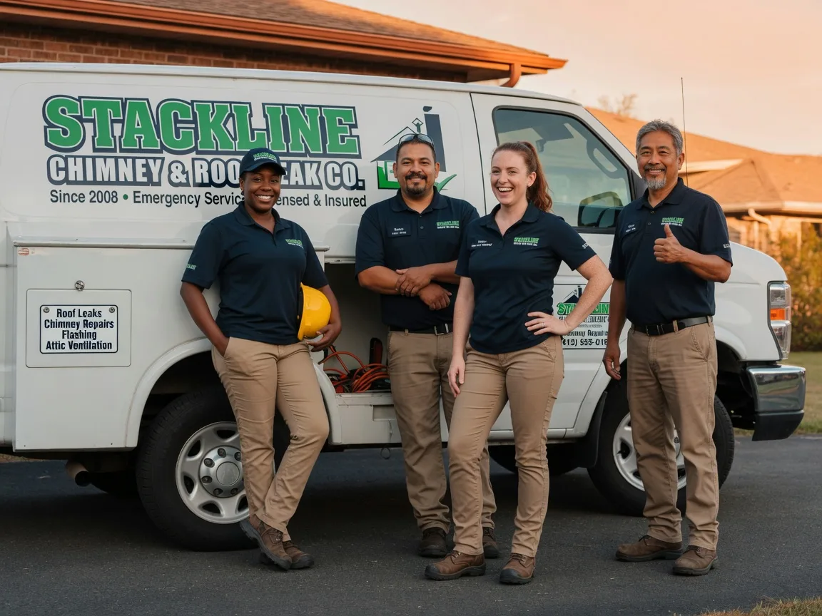 Chimney flashing repair company in Hastings, OK
